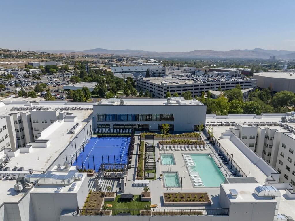 Gravitate Reno rooftop amenities