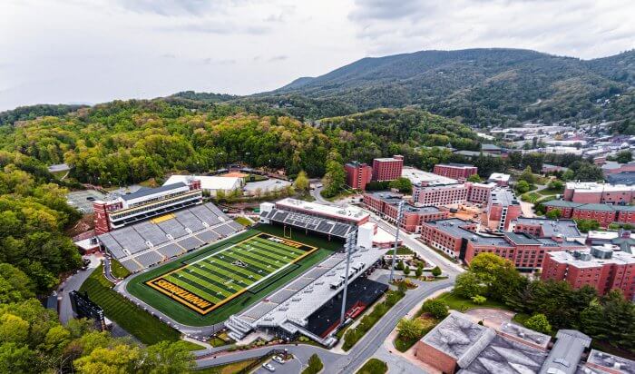 App State Campus 700x412 - From Coast to Coast, Avery Lewis' Cardinal Journey has taken her from Operations to Marketing. Learn more about her 5 year journey!