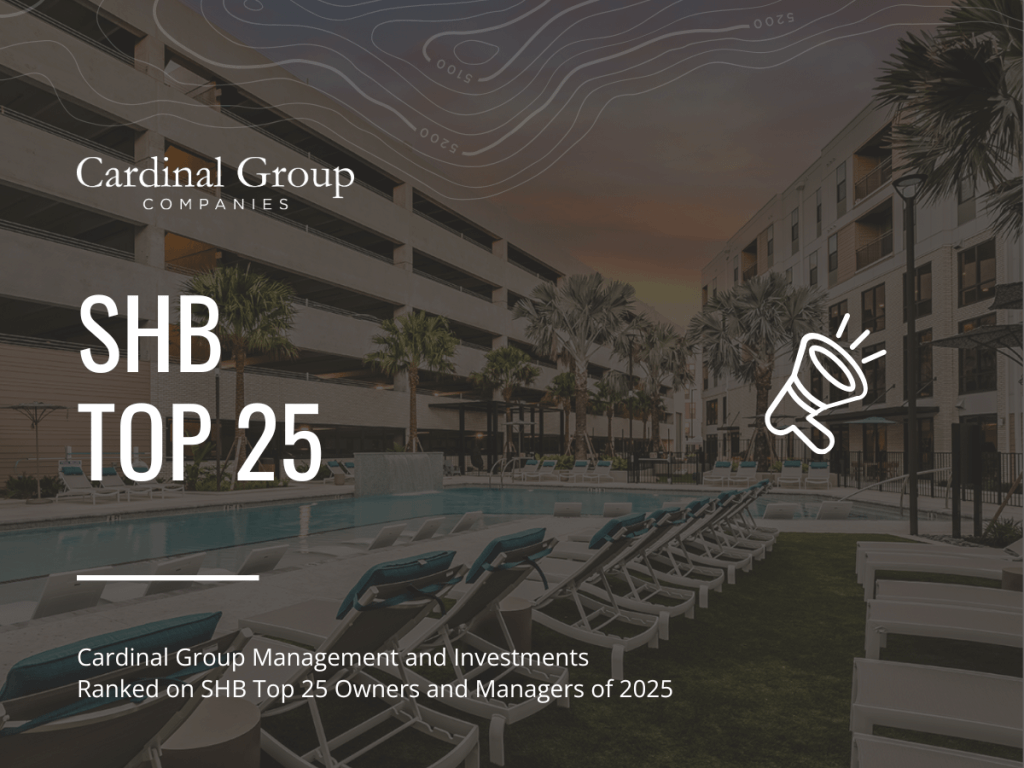 Award 7 1 1024x768 - Cardinal Group ​Shines in Top 25 Managers and Owners in Student Housing Business