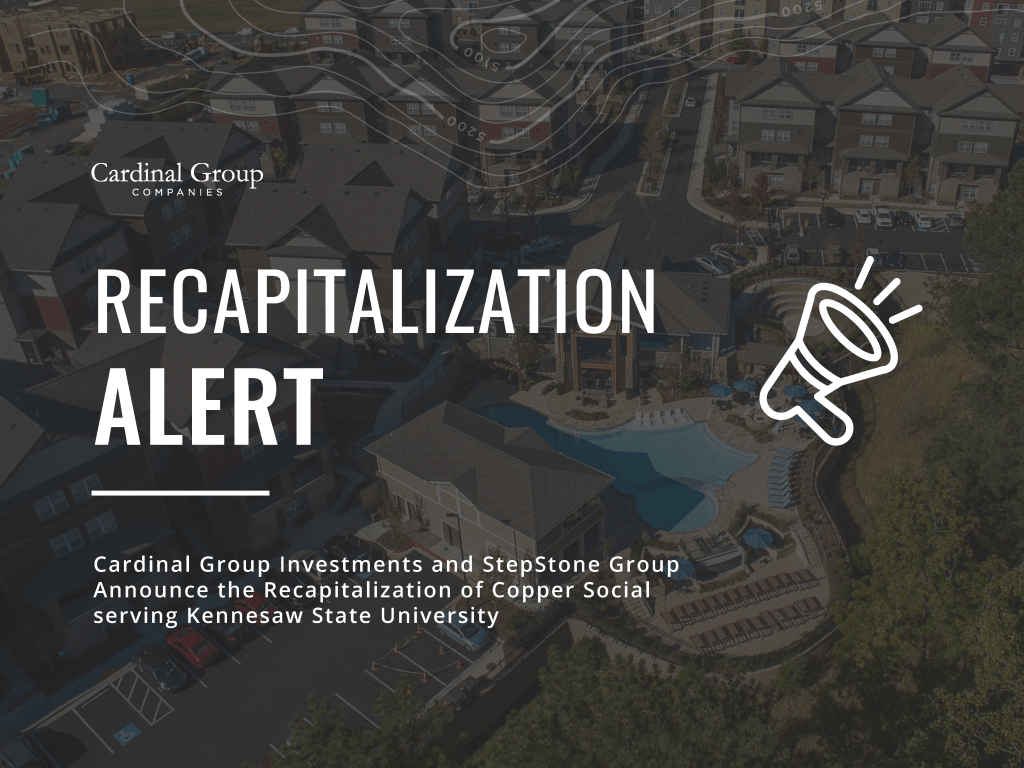 Copper Social Recap Thumb 1024x768 - Cardinal Group Investments and StepStone Group Announce the Recapitalization of Copper Social Serving Kennesaw State University
