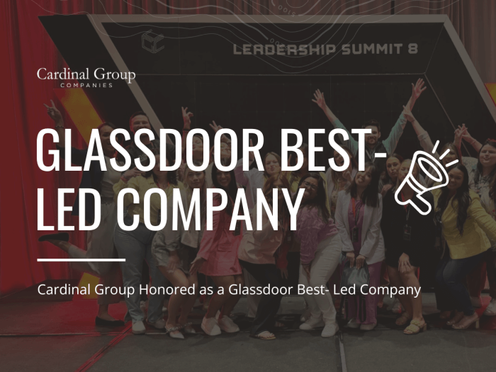 Cardinal Group Honored as a Glassdoor BestLed Company in 2024