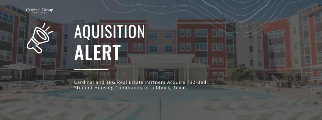 Park East Header 1024x384 - TPG Real Estate Partners and Cardinal Group Acquire Park East, a 732-bed Student Housing Community in Lubbock, Texas