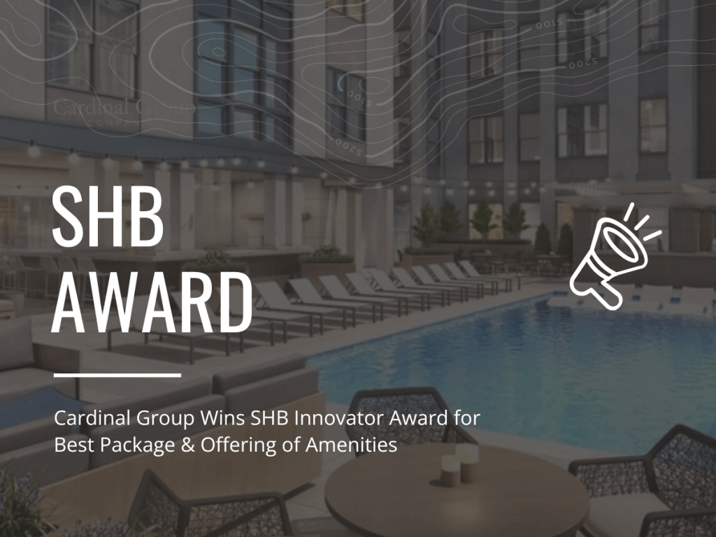 SHB 3 2 1024x768 - Cardinal Group and Parallel Awarded SHB Innovator Award for Best Package & Offering of Amenities for REV Northgate