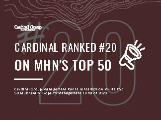 Top 20 Award Alert Thumbnail 1 - Cardinal Group Management ranks #20 on MHN’s Top 50 Multifamily Property Management Firms of 2023